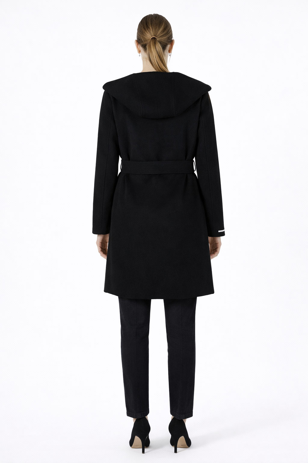 Emme Marella Cappotto Donna Oblato Nero