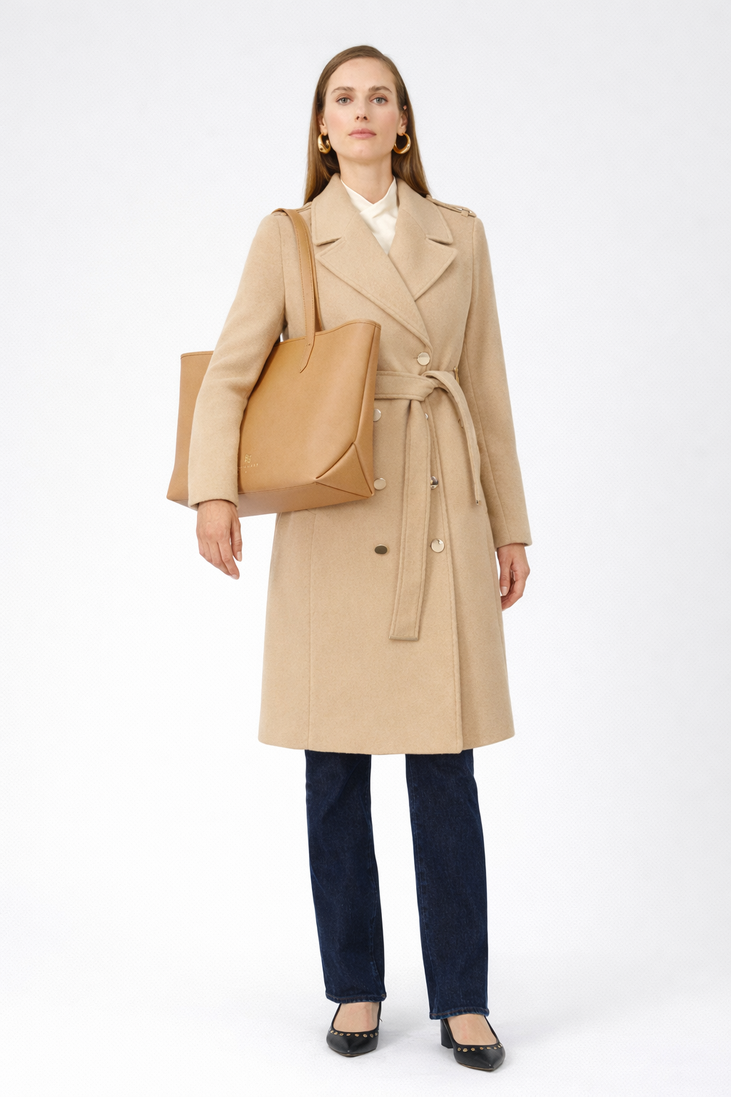 Emme Marella Maxi shopper Donna Emma Cammello