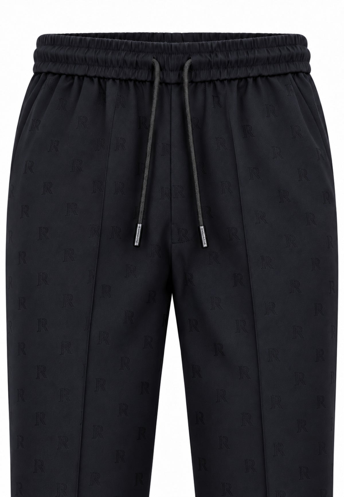 John Richmond pantalone nero logato con laccio in vita Bambini e ragazzi rba26039pa.ne_