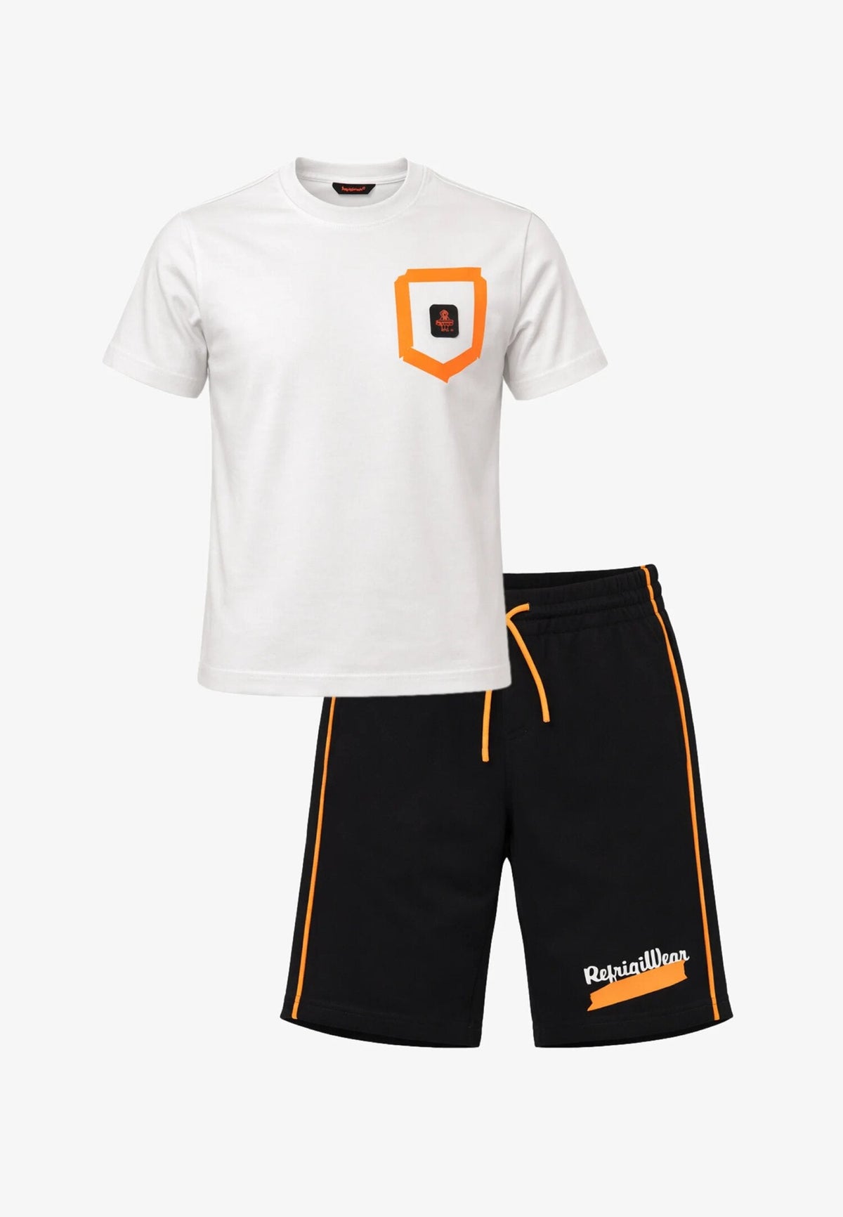 REFRIGIWEAR refrigiwear completo bianco logo patch bambino r1553t r1554p_ R1553T-R1554P_