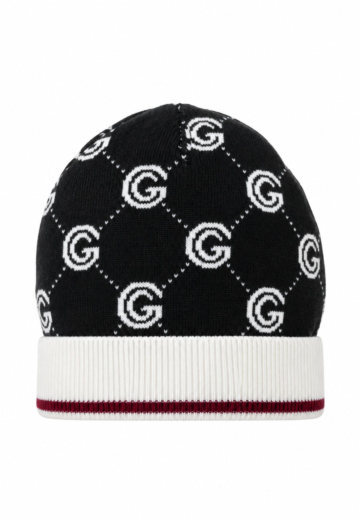 Gabriella Gucci SET CAPPELLO E SCIARPA IN MAGLIA LOGO ALL OVER Bambine e ragazze GK341+342.NE_