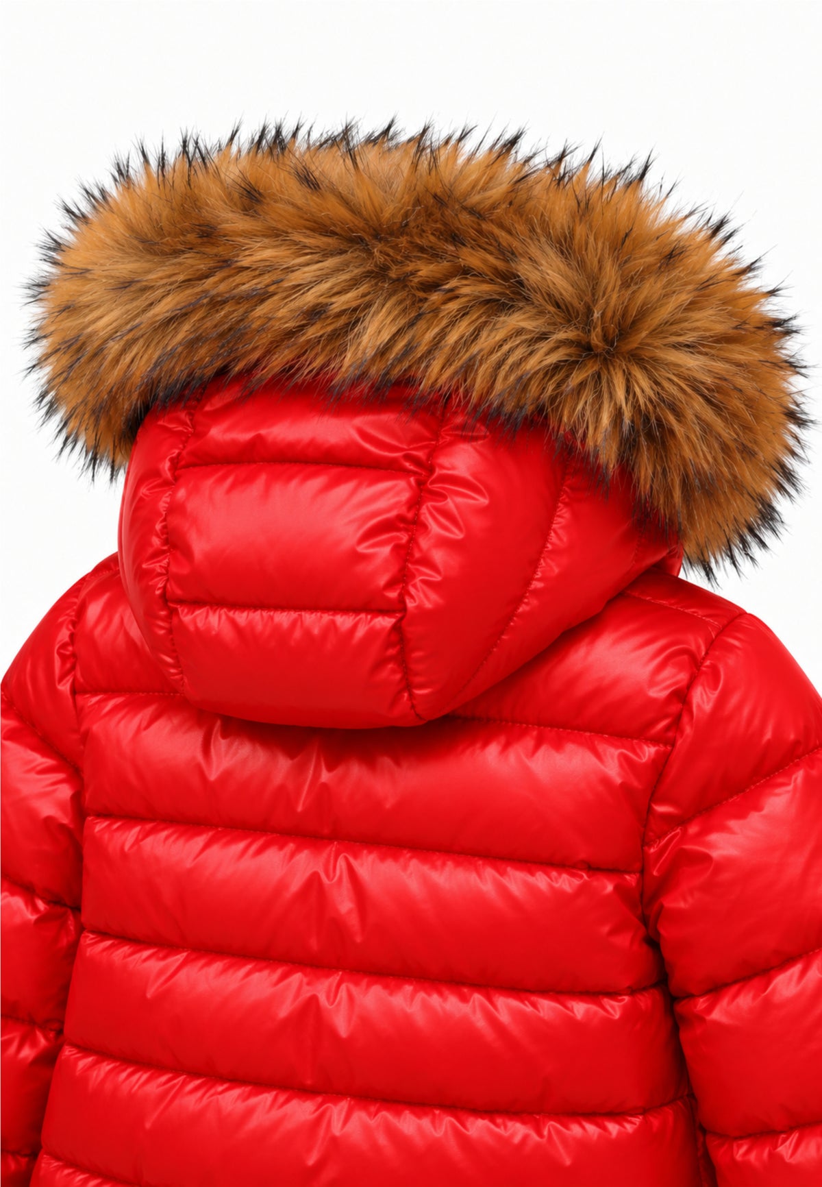 REFRIGIWEAR PIUMINO CON PELLICCIA E LOGO SUL BRACCIO Bambine e ragazze RG2606CW26_
