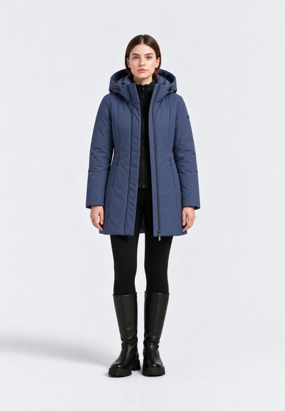 REFRIGIWEAR GIUBBOTTO BLU lungo sagomato Donna LADY TECH/1 JACKET.BLU_