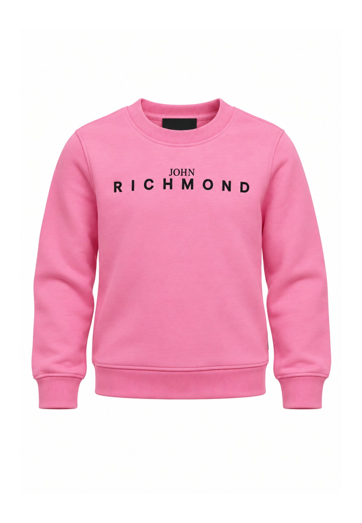 John Richmond TUTA ROSA A GIROCOLLO CON PANTALONE NERO Bambine e ragazze RGA26019CF.ROSA_