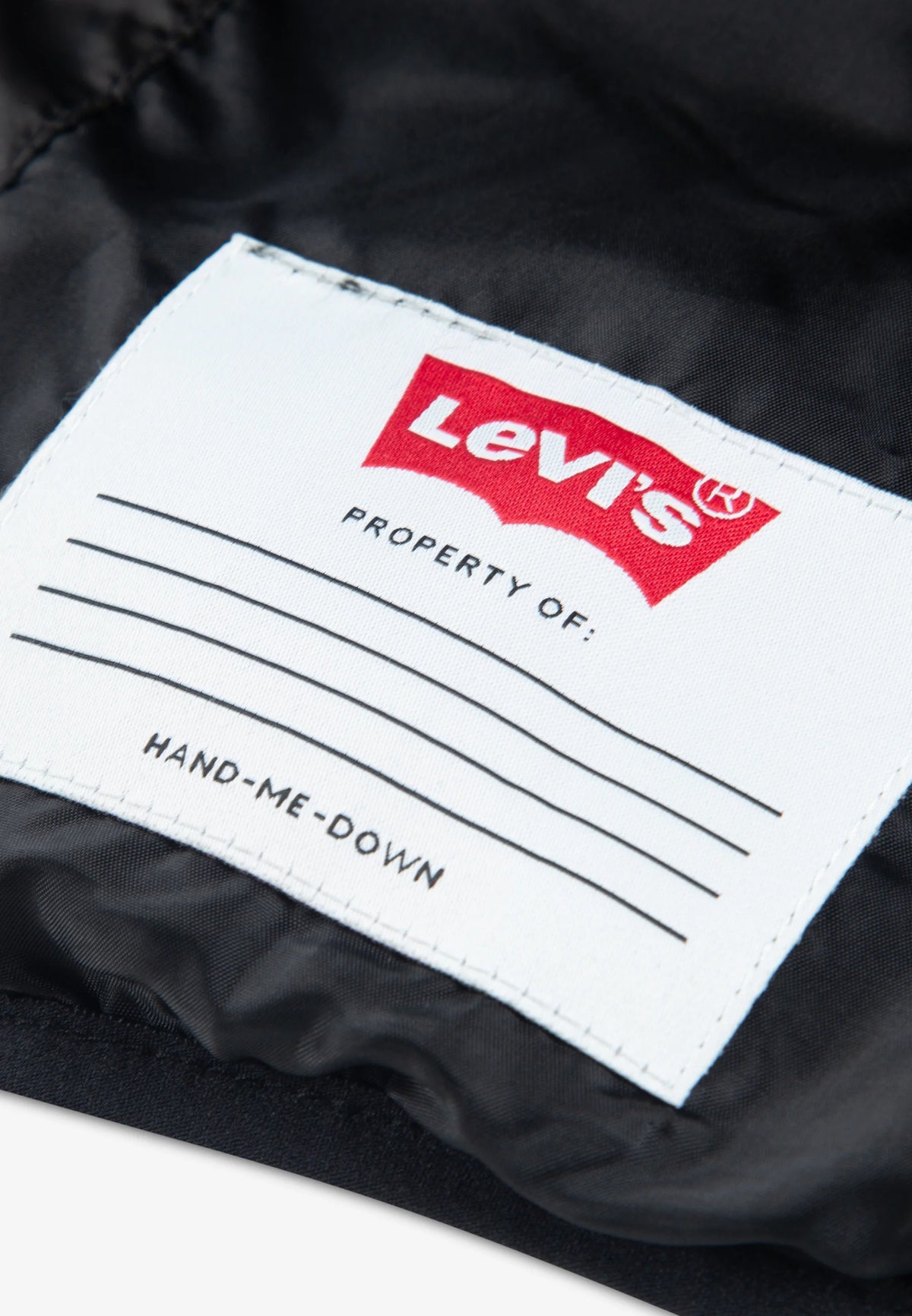 Levi's GIUBBOTTO NERO CON CAPPUCCIO LOGO PICCOLO Bambine e ragazze 9er929-g52.ne_