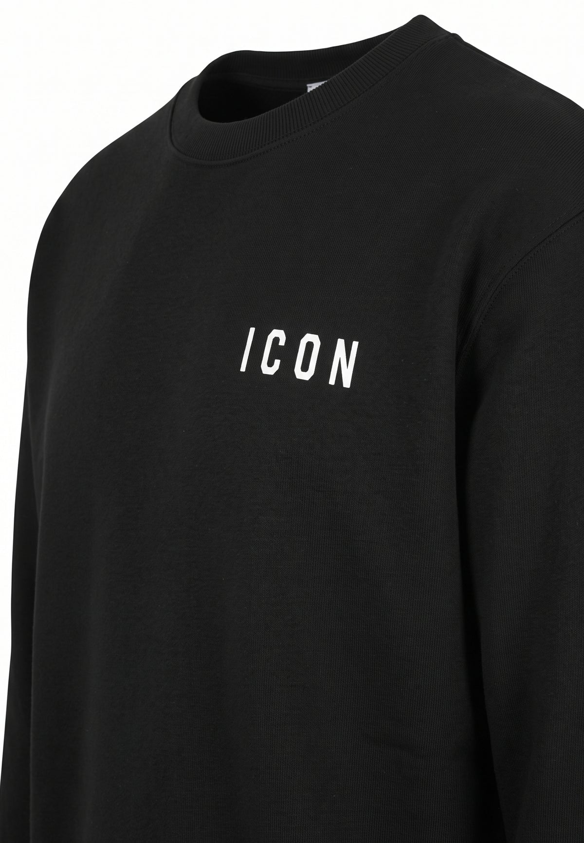 ICON MAGLIONCINO NERO SLIM CON MINI LOGO Bambini e ragazzi IBSM001351.NE_