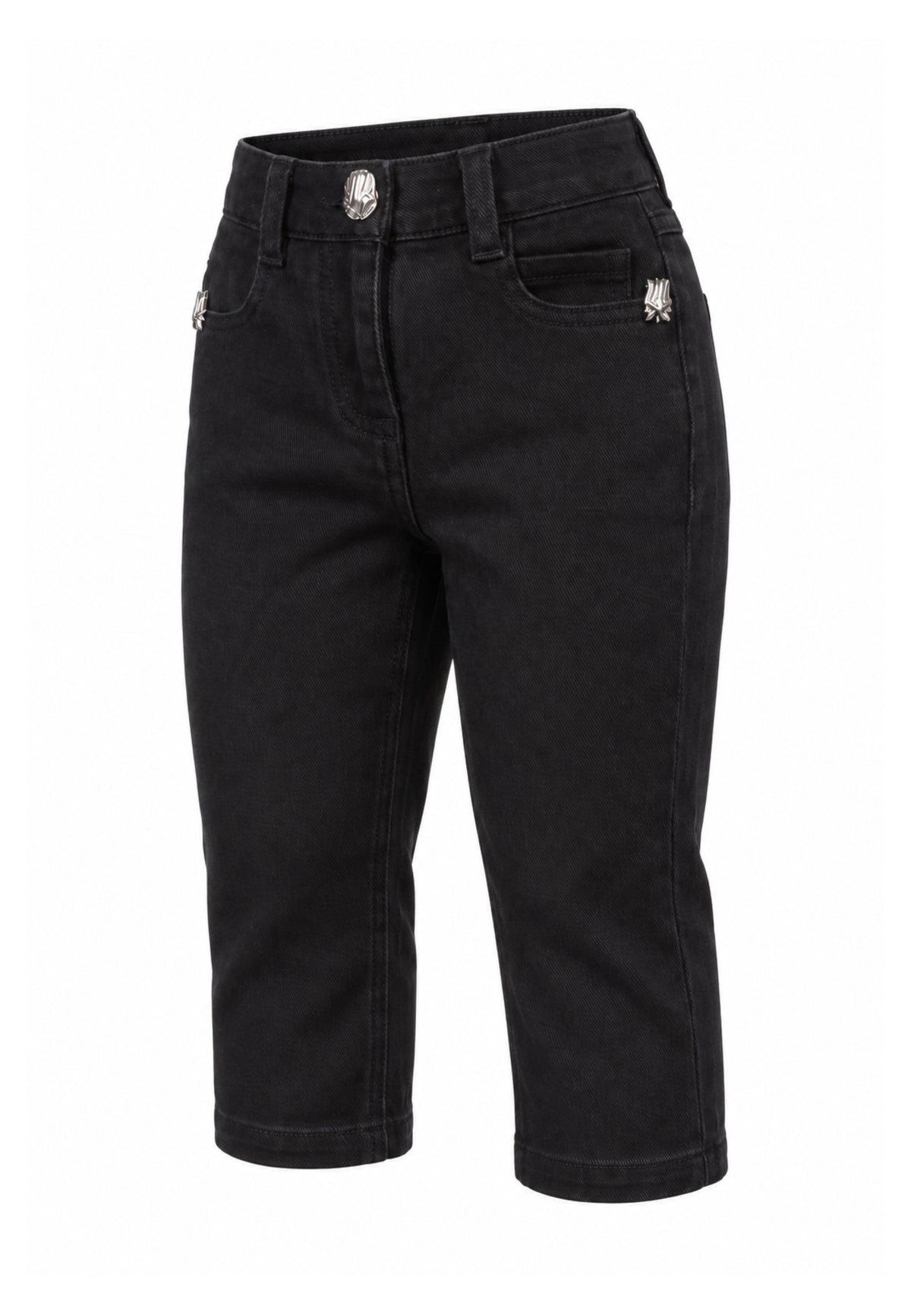 John Richmond JEANS NERO CON LOGO IN TARTAN DIETRO Bambine e ragazze RIA26141JE.NE_