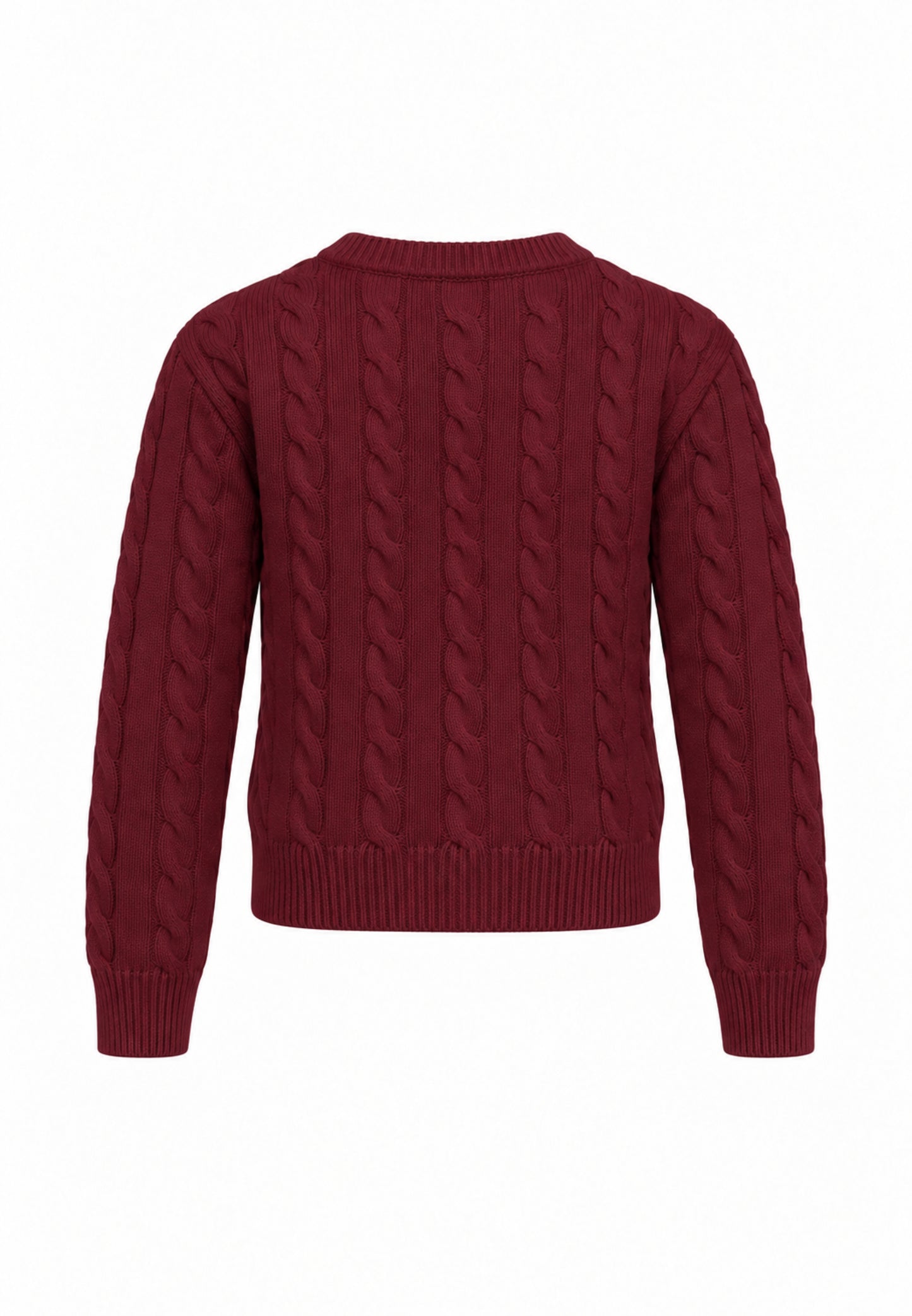 Roy Roger's maglia BORDEAUX Treccia SAGOMATA Bambine e ragazze rh152/00.bordeaux_