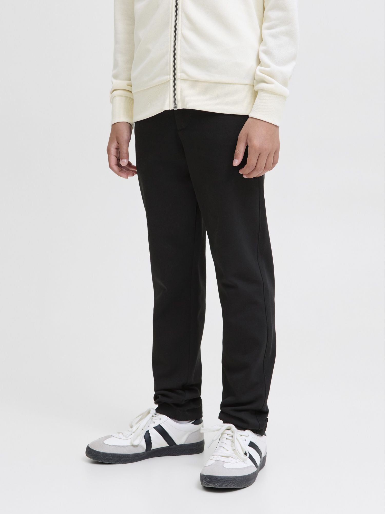 Jack & Jones pantalone nero con laccio a sigaretta Bambini e ragazzi 12283423.NE_