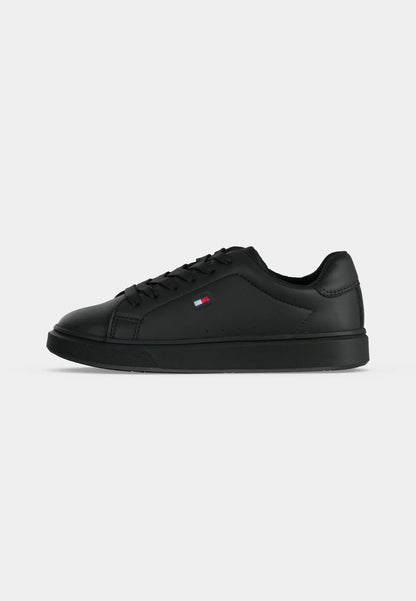 TOMMY HILFIGER SCARPA NERA CON LACCI E LOGO PICCOLO Bambini e ragazzi G-T3X9-35233-1355999.NE_