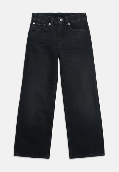 CALVIN KLEIN JEANS nero zampa larga bambina a cinque tasche Bambine e ragazze LVCKFJC08G1BY.NE_