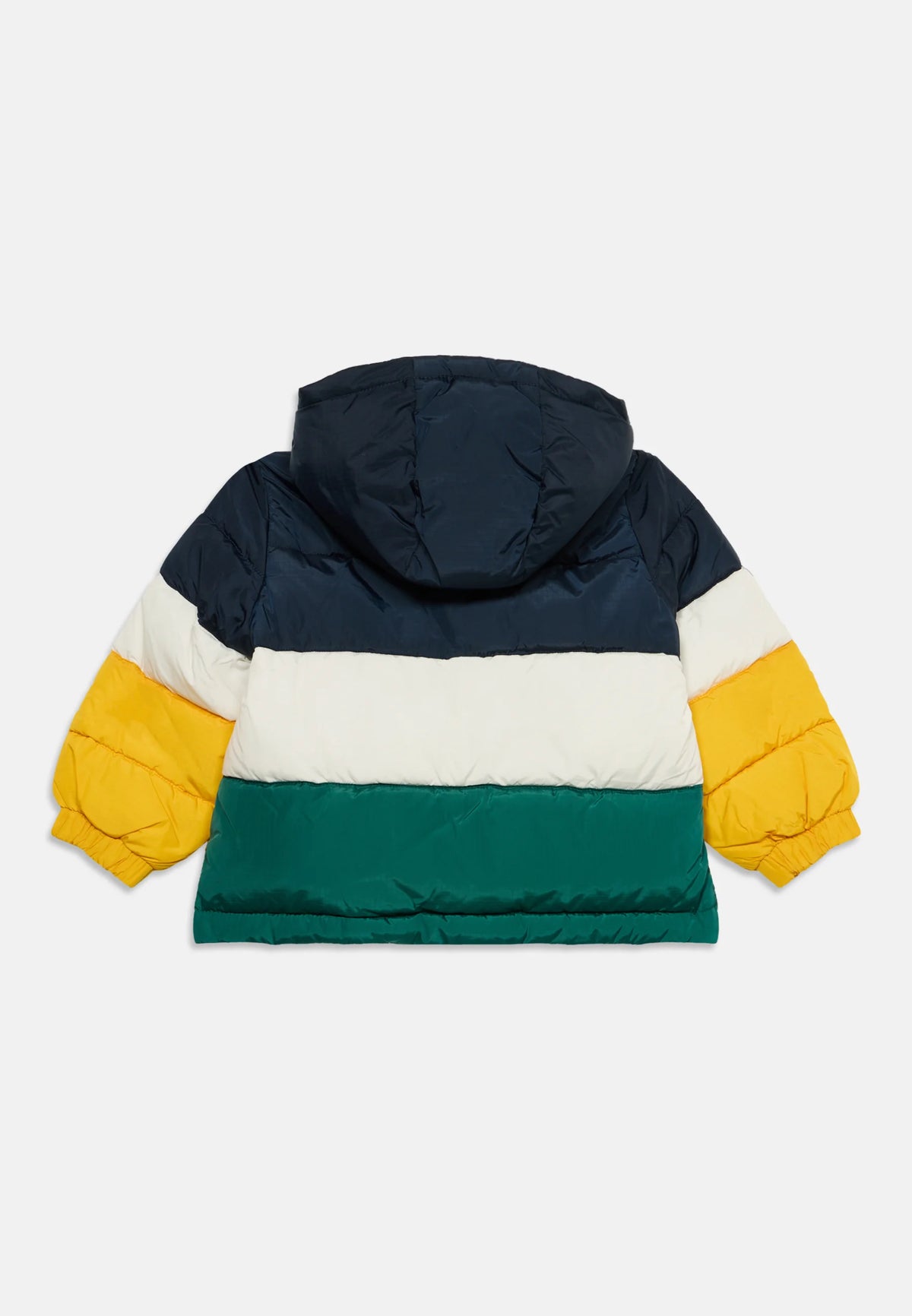 TOMMY HILFIGER GIUBBOTTO multicolore blu e verde bambino con capuccio staccabile Bambini e ragazzi KS0KS00811C1G.BLU_