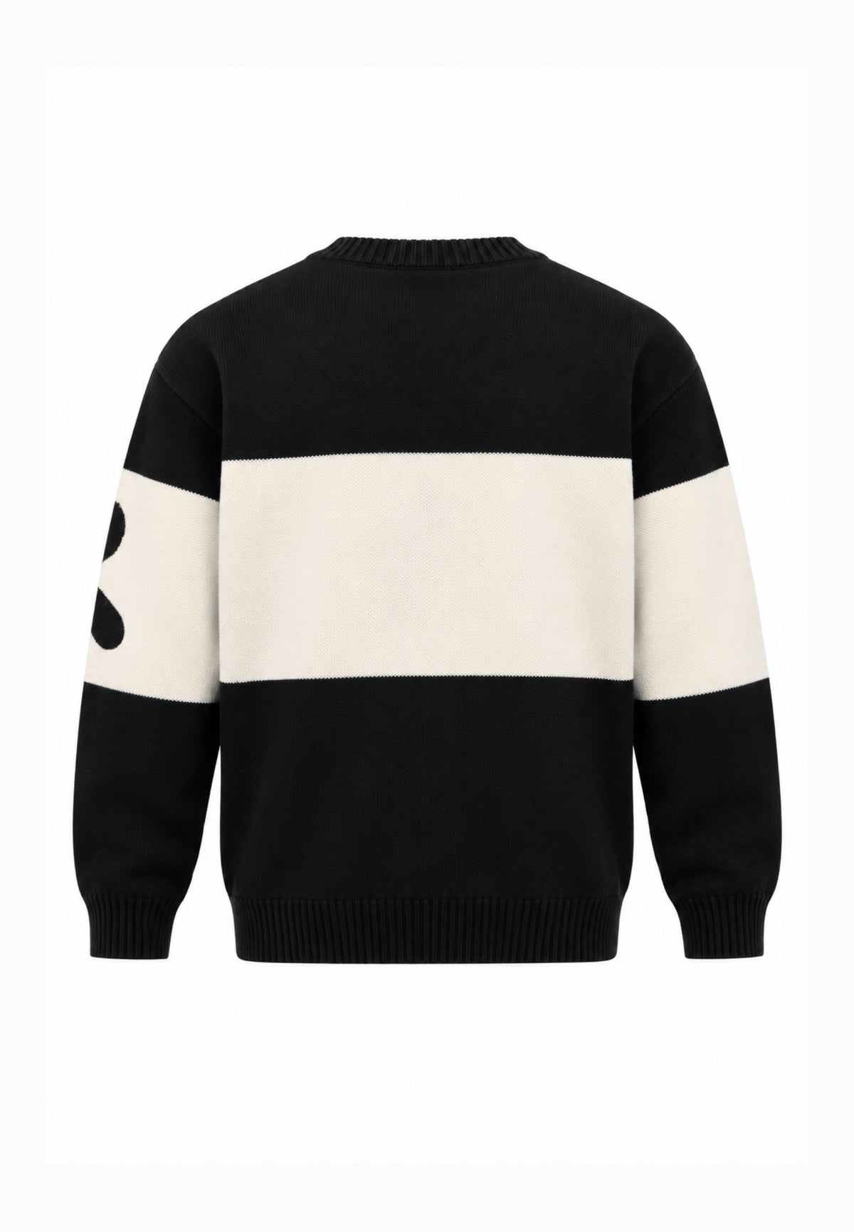 Disclaimer MAGLIONE NERO CON BANDA CENTRALE Bambini e ragazzi 26IDK59120.NE_