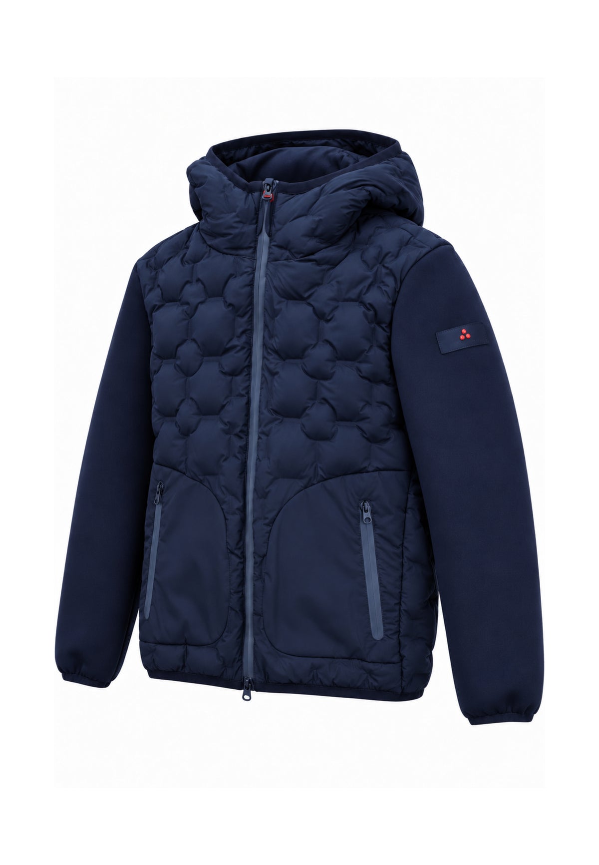 Peuterey GIUBBOTTO blu trapuntato con maniche a contrasto Bambini e ragazzi HULME SJLR BMAT KID.BLU_