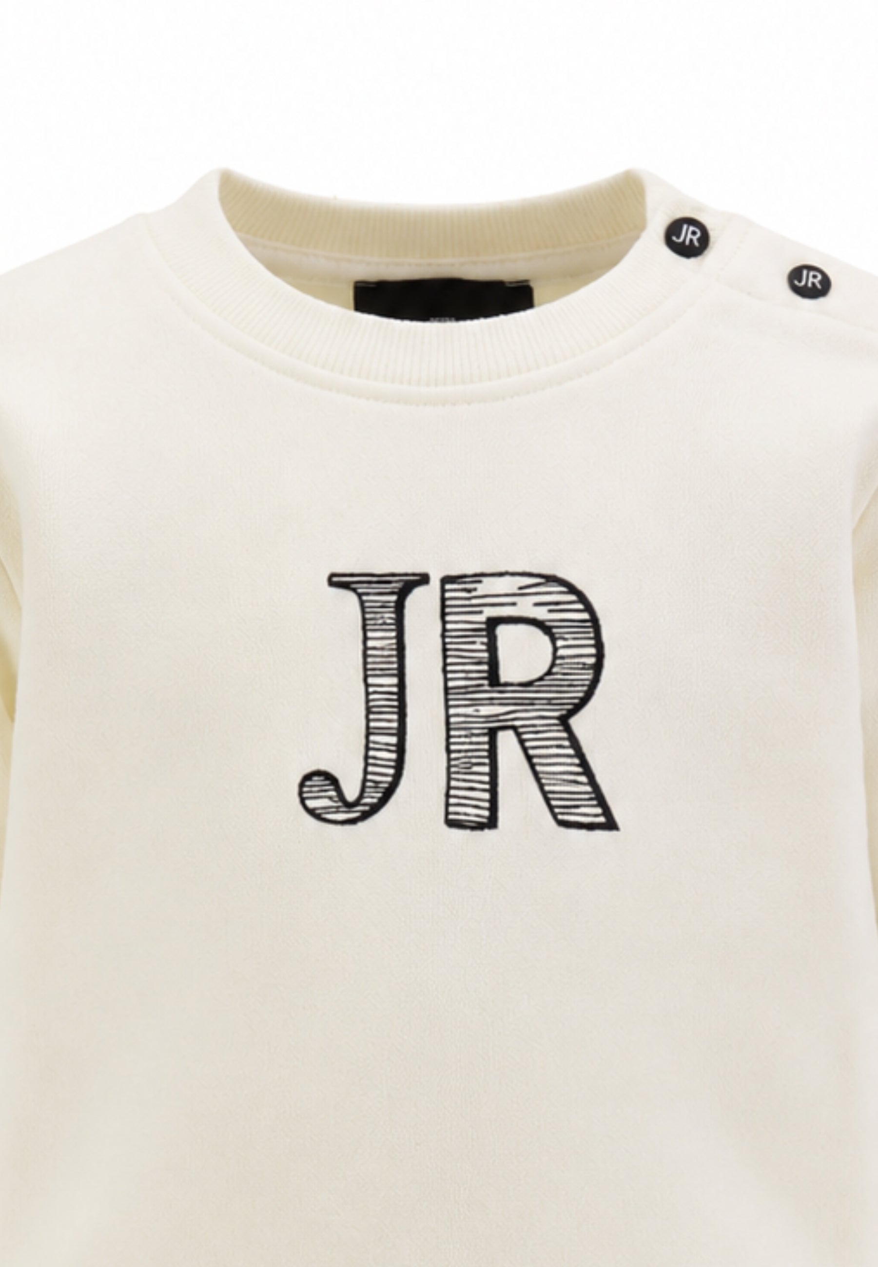 John Richmond felpa panna con logo jr centrale Bambini e ragazzi ria26073fe.bia_