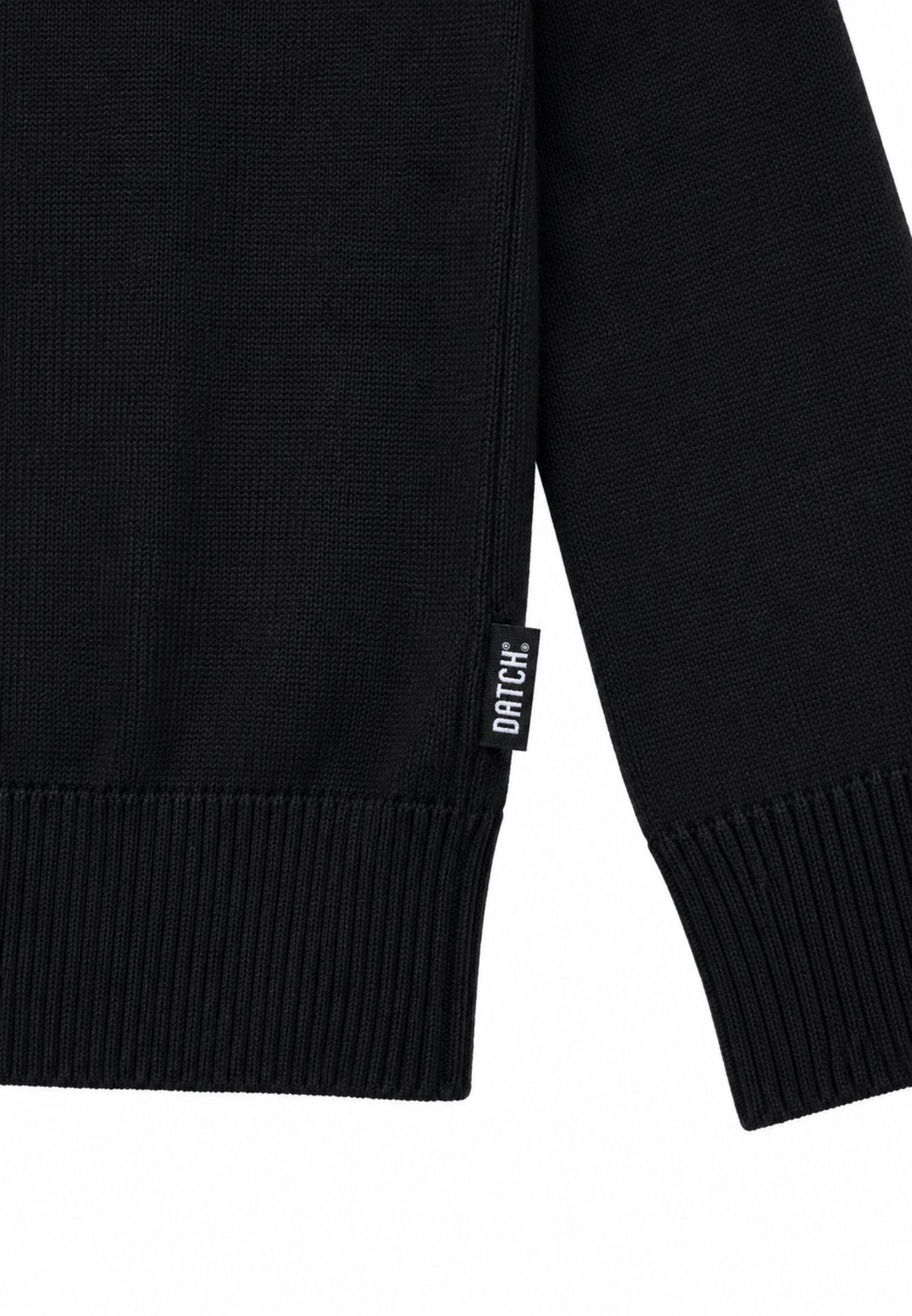 DATCH MAGLIONE NERO A GIROCOLLO Bambini e ragazzi DTH2166.NE_