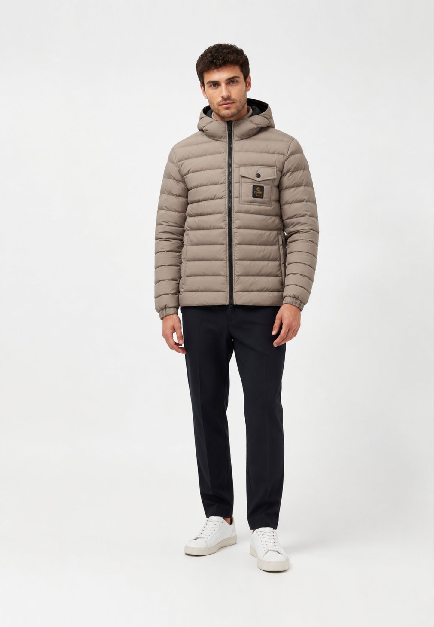 REFRIGIWEAR GIUBBOTTO BEIGE TRAPUNTATO LEGGERO Uomo HUNTER JACKET.BEIGE_