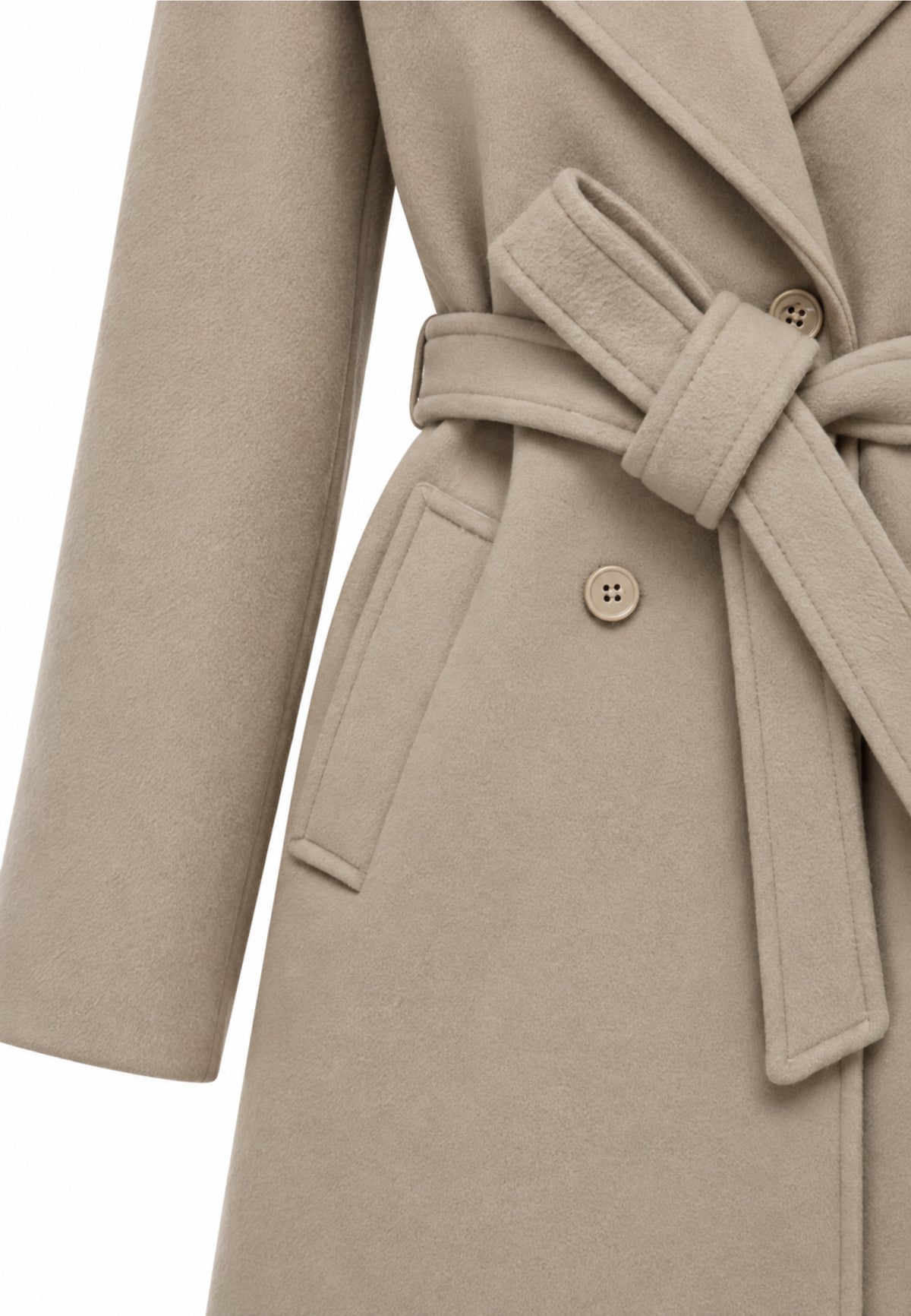 Kocca cappotto beige modello trench con cintura Bambine e ragazze siricio.beige_
