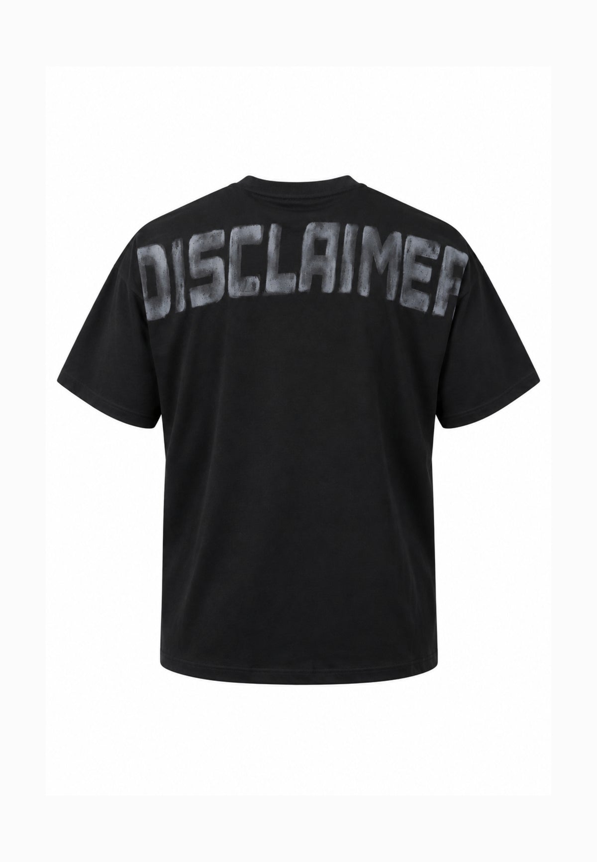Disclaimer T SHIRT NERA A MEZZE MANICHE LOGO MAXI RETRO Bambini e ragazzi 26IDK59102.NE_