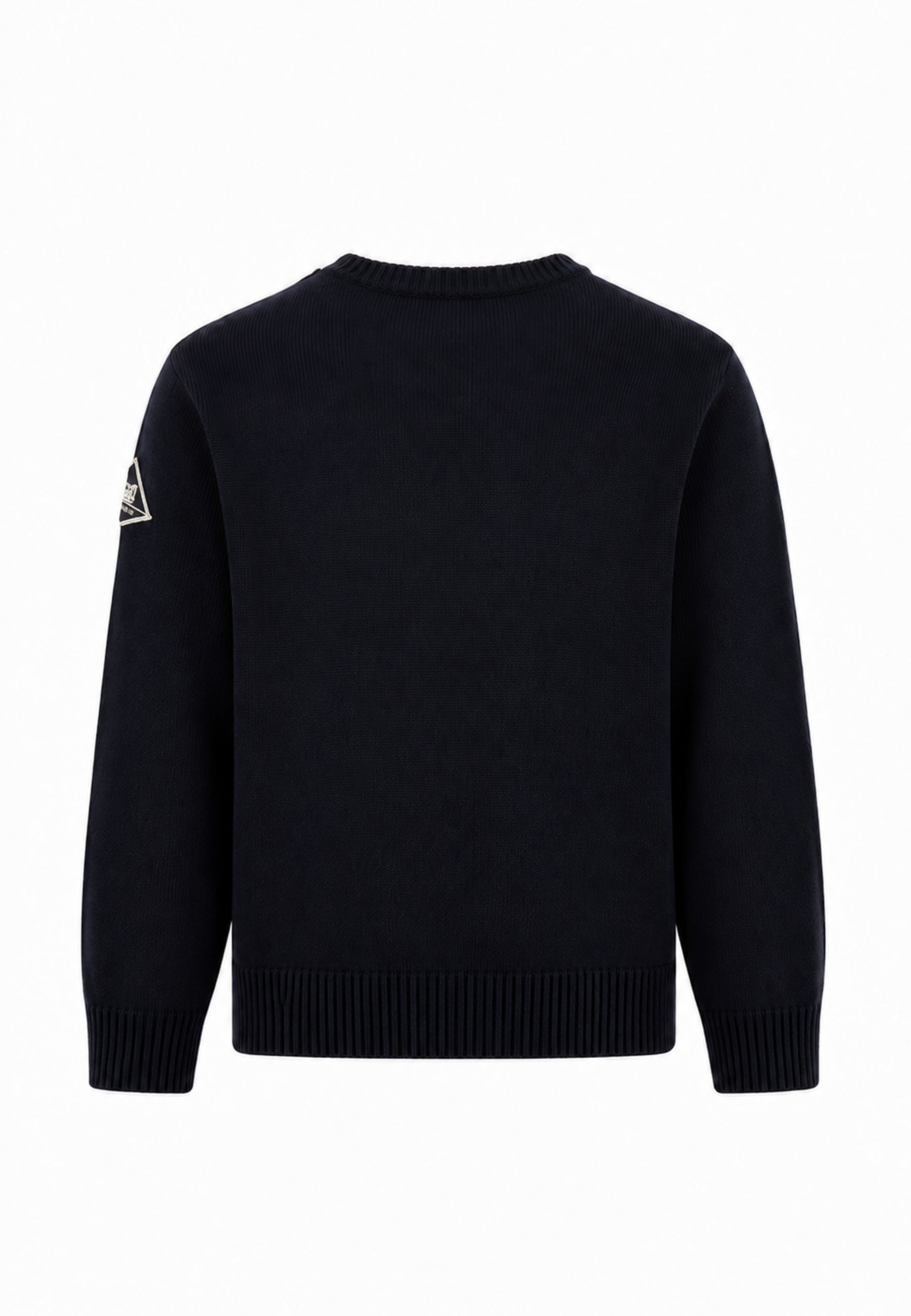 Roy Roger's maglia BLU CON LOGO CENTRALE RICAAMTO Bambini e ragazzi rh116/00.blu_