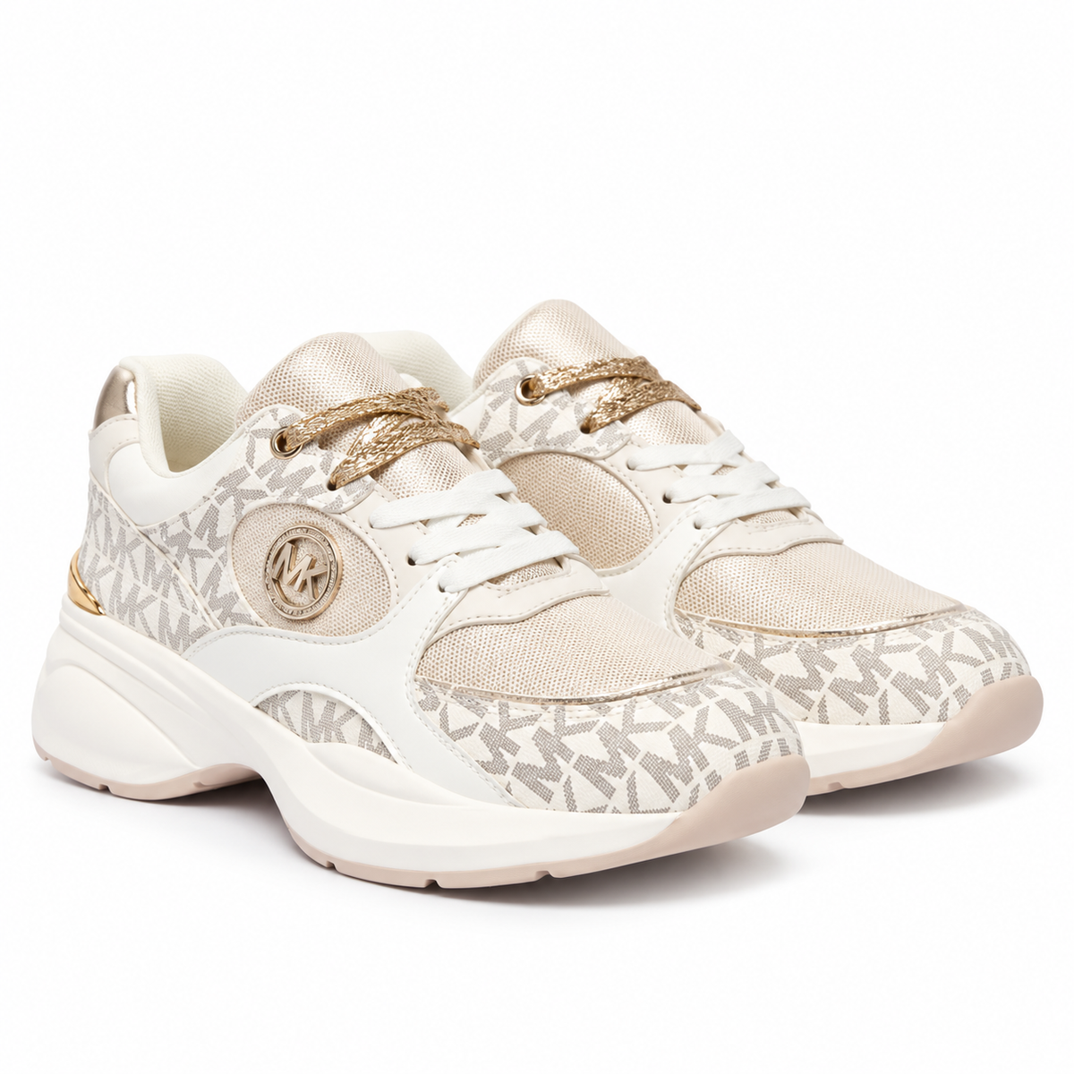 Michael Kors Zuma Sneakers Crema Bambina Monogram