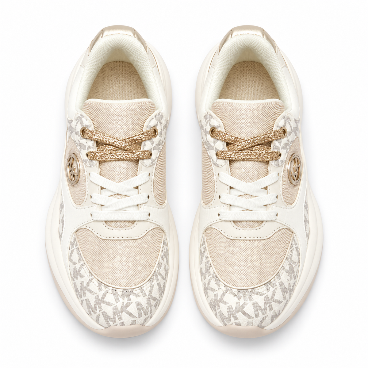 Michael Kors Zuma Sneakers Crema Bambina Monogram
