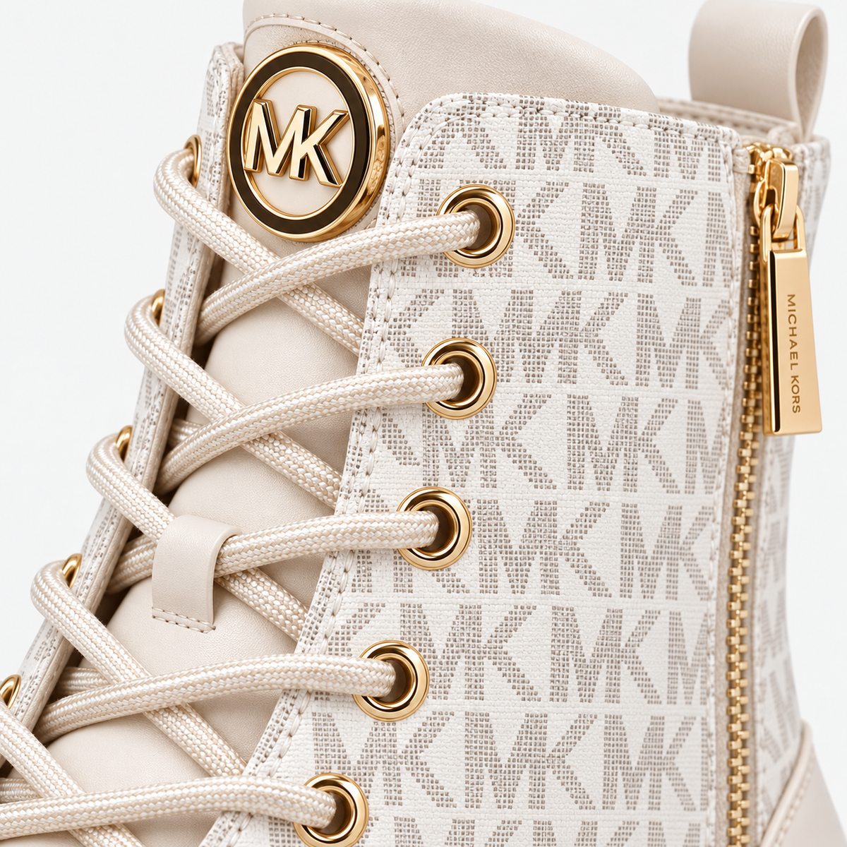 Michael Kors Kalina Anfibi Vanilla Bambina con Monogramma
