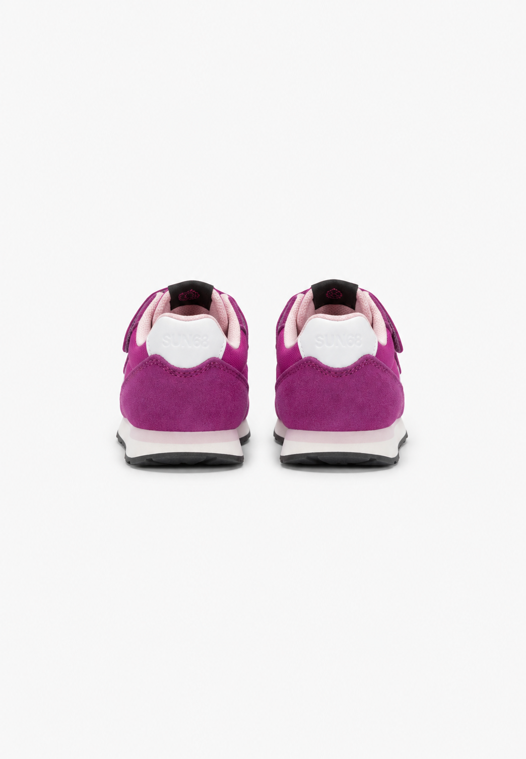 SUN68 Girl's Ally Solid Sneakers Ciclamino Neonata con Strappi