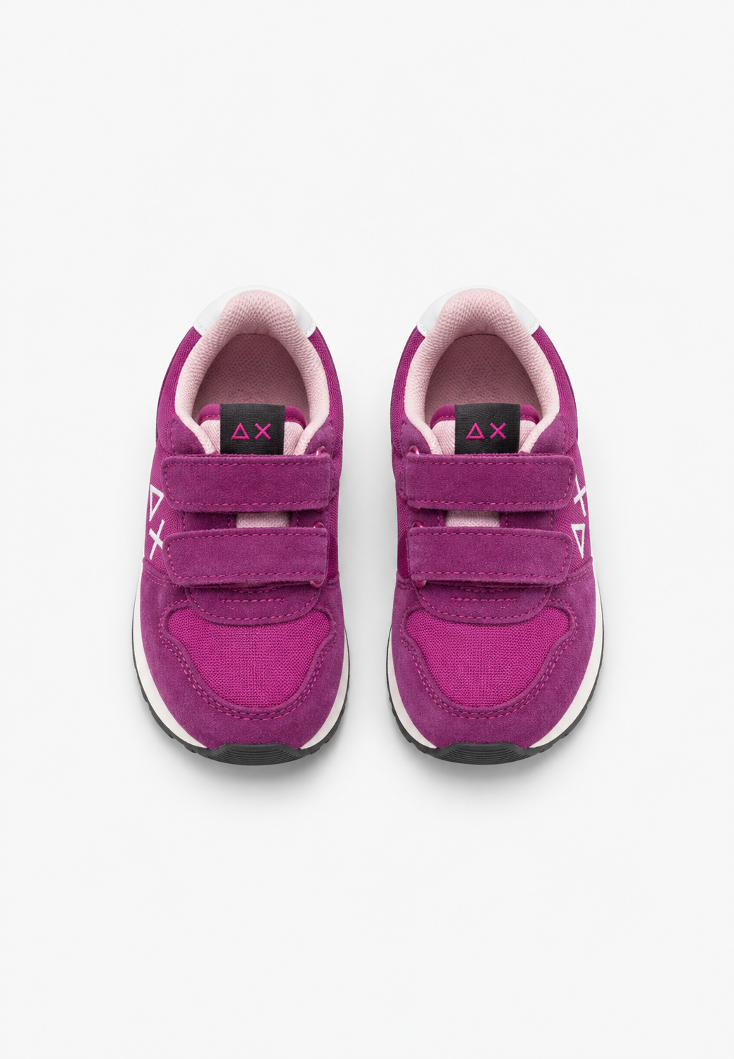 SUN68 Girl's Ally Solid Sneakers Ciclamino Neonata con Strappi