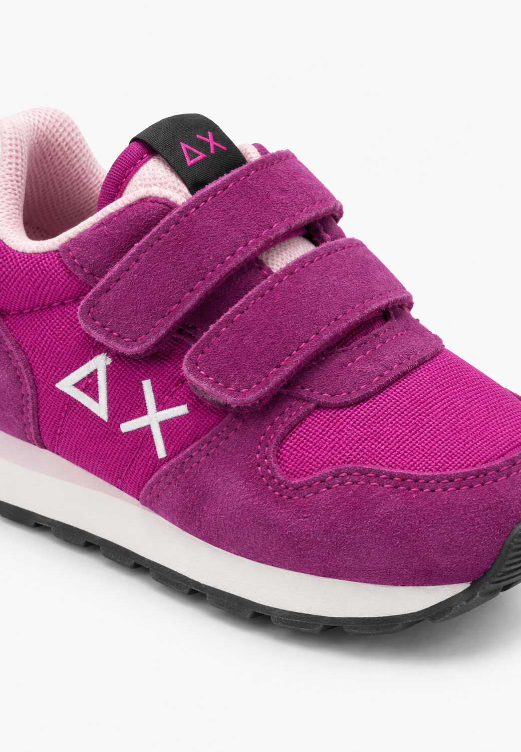 SUN68 Girl's Ally Solid Sneakers Ciclamino Neonata con Strappi