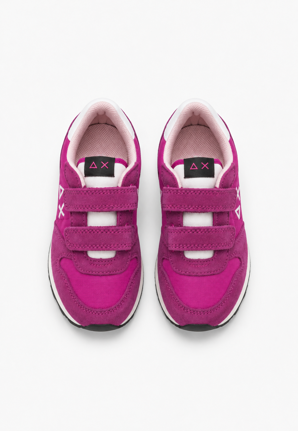 SUN68 Girl's Ally Solid Sneakers Ciclamino Bambina con Strappi
