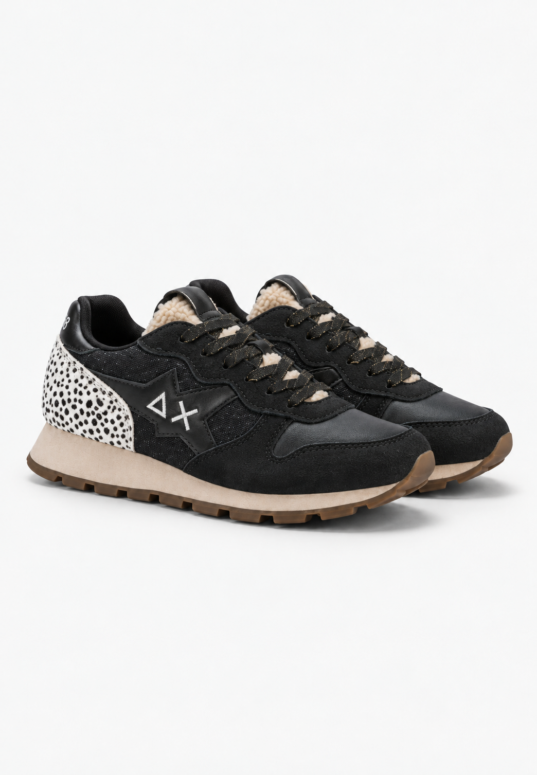 SUN68 Stargirl Winter Vibe Sneakers Nere Ragazza