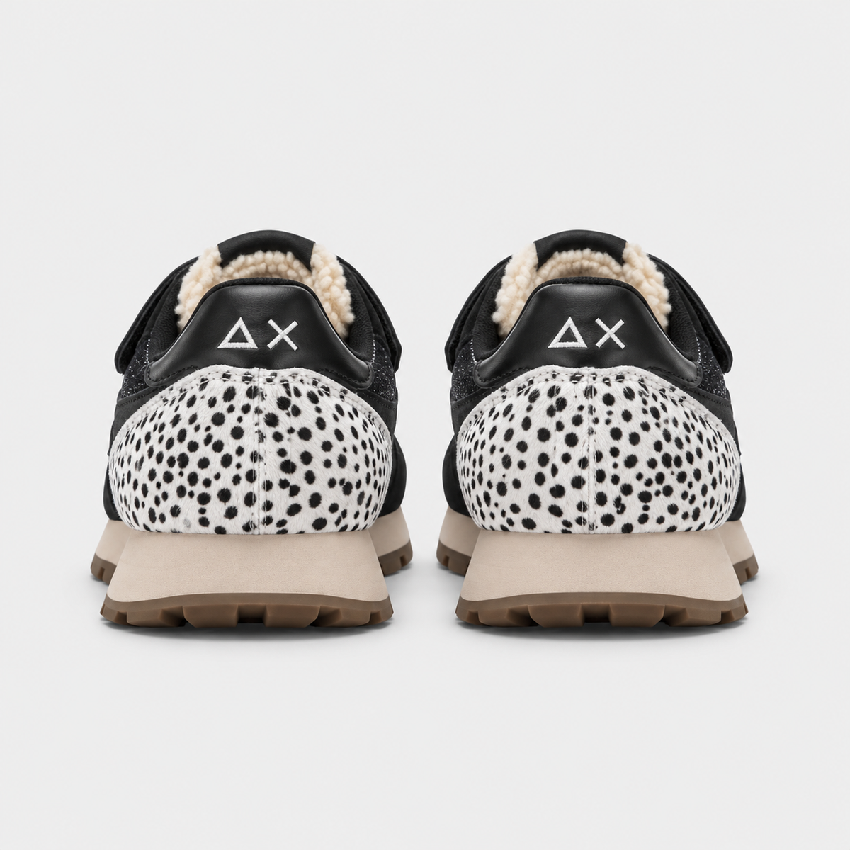 SUN68 Stargirl Winter Vibe Sneakers Nere Bambina con Strappi