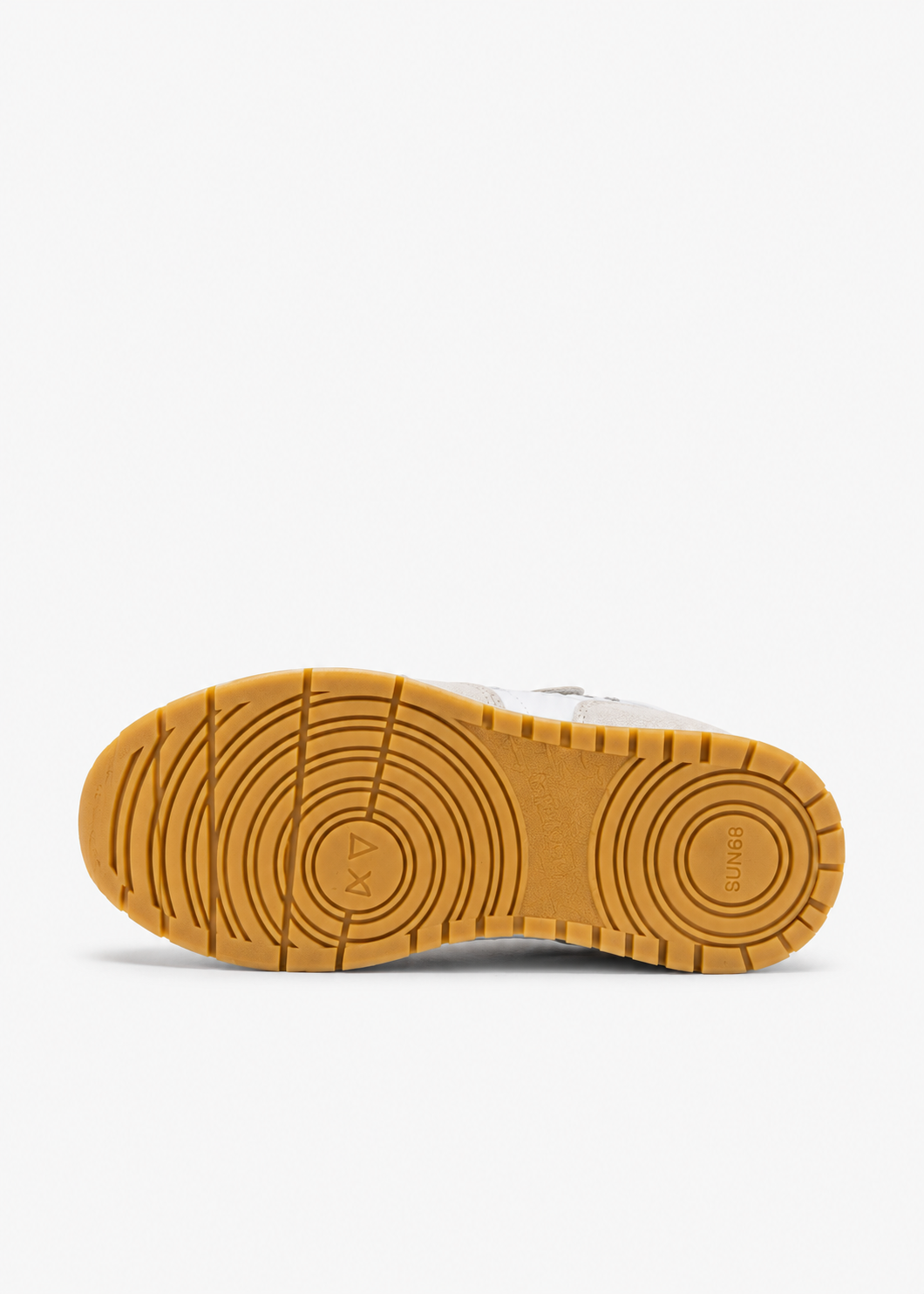 SUN68 Ally Studs Sneakers Panna Bambina con Borchie Z46406K