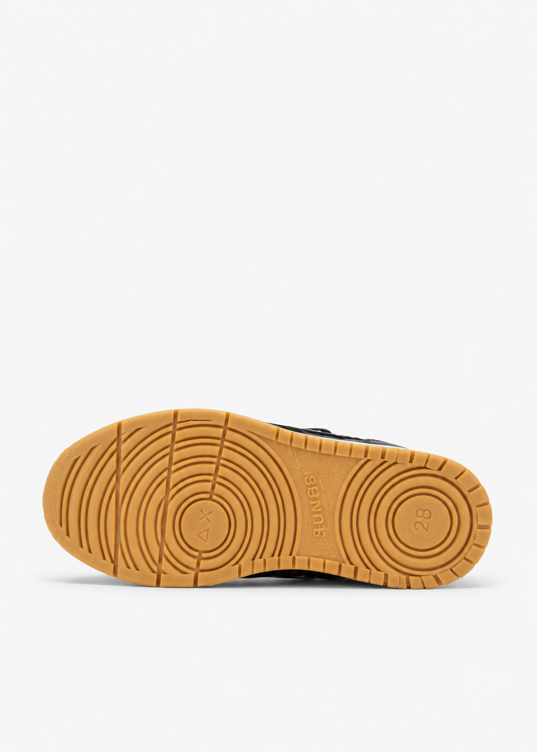 SUN68 Ally Studs Sneakers Nere Bambina con Borchie e Strappi Z46406K