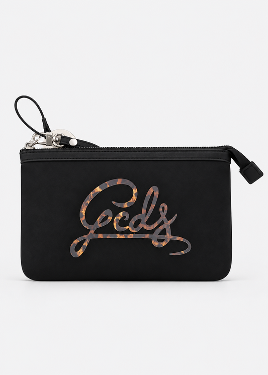 GCDS Pochette Nera Bambina con Maxi Logo AI26C2GJQW719T354