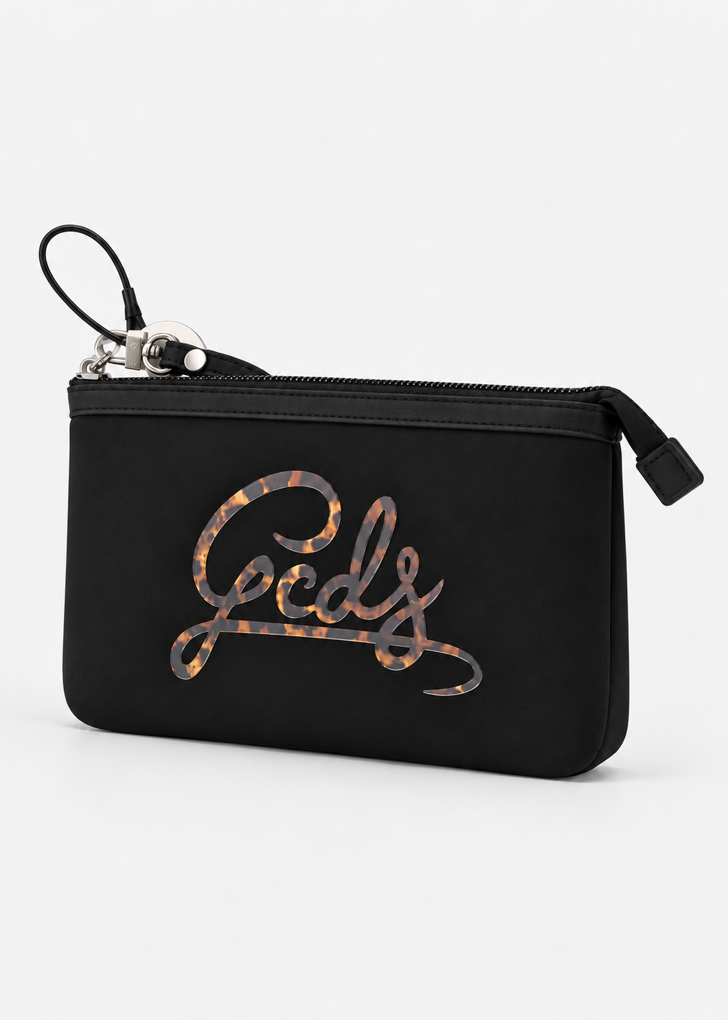 GCDS Pochette Nera Bambina con Maxi Logo AI26C2GJQW719T354