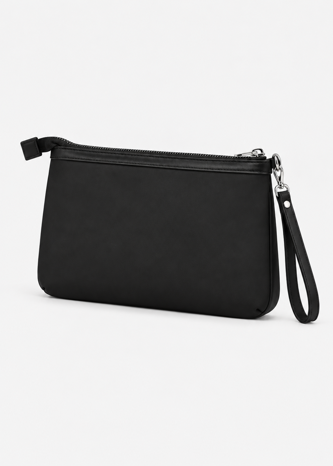 GCDS Pochette Nera Argento Bambina Maxi Logo Glitter AI26C2GJQW719T356