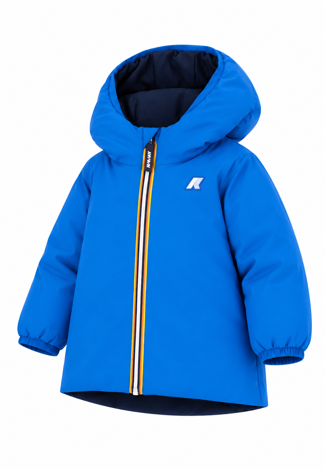 K-Way Infant Jack St Warm Double Giacca Reversibile Bambino Blue Royal / Blue Depth