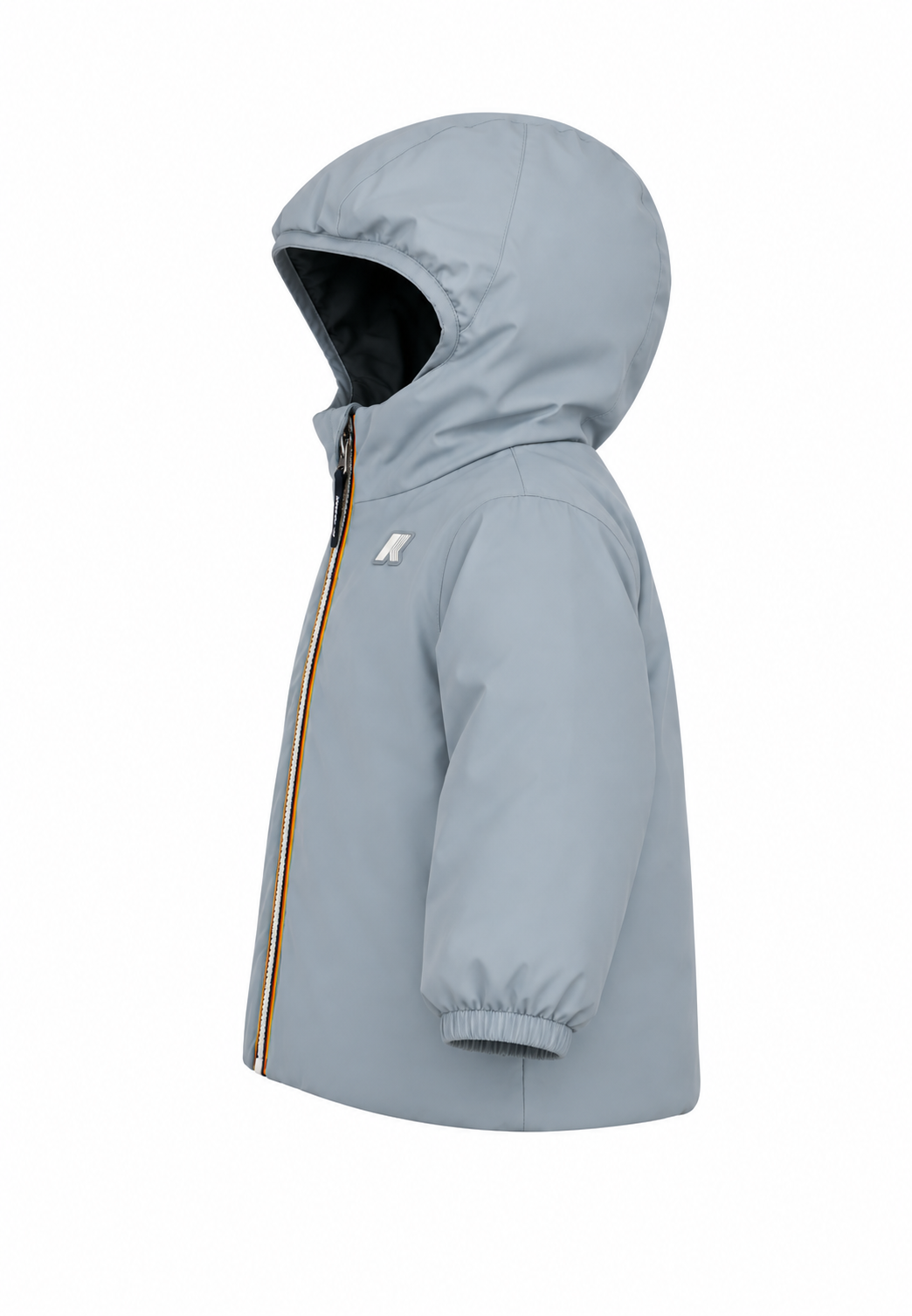 K-Way bambino Jack ST Warm Double – Giacca Reversibile Celeste e Verde