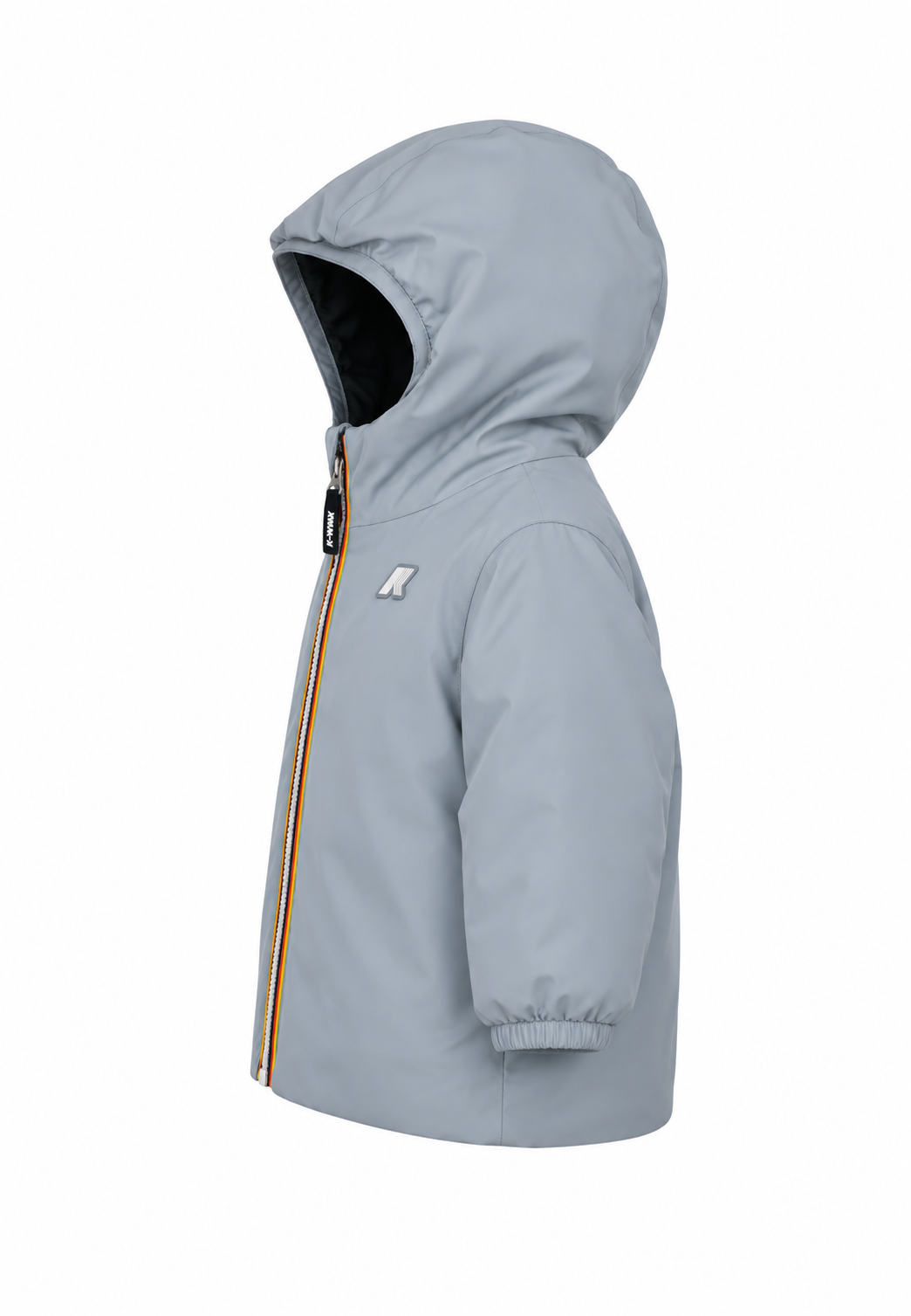 K-Way bambino Jack ST Warm Double – Giacca Reversibile Celeste e Verde
