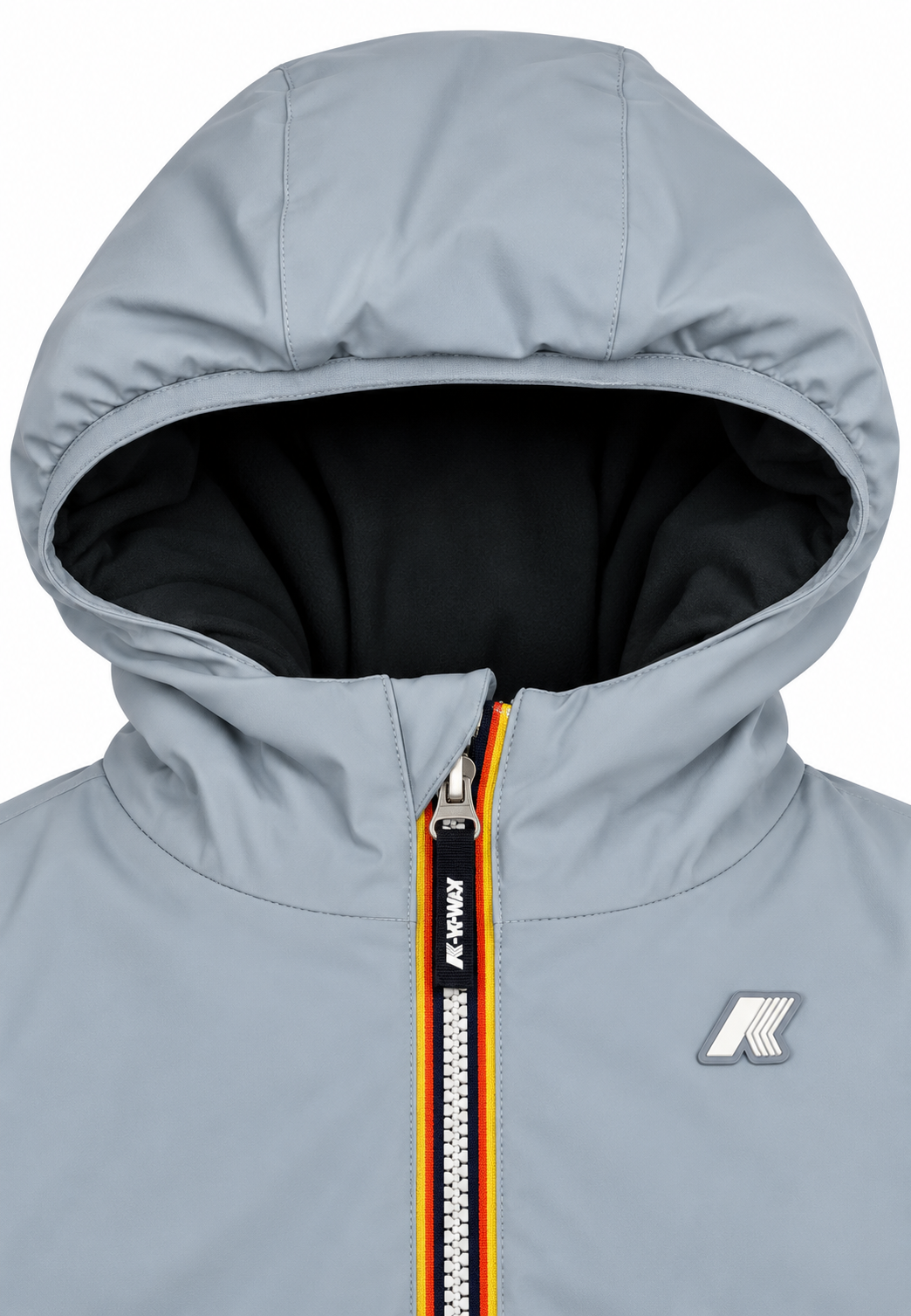 K-Way bambino Jack ST Warm Double – Giacca Reversibile Celeste e Verde