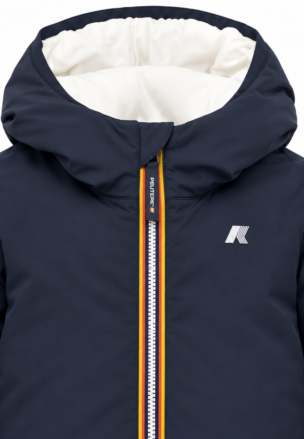 K-Way Paris giubbotto St Warm Double Reversibile bambino Blu/Bianco – Giacca Invernale Bambino con Cappuccio