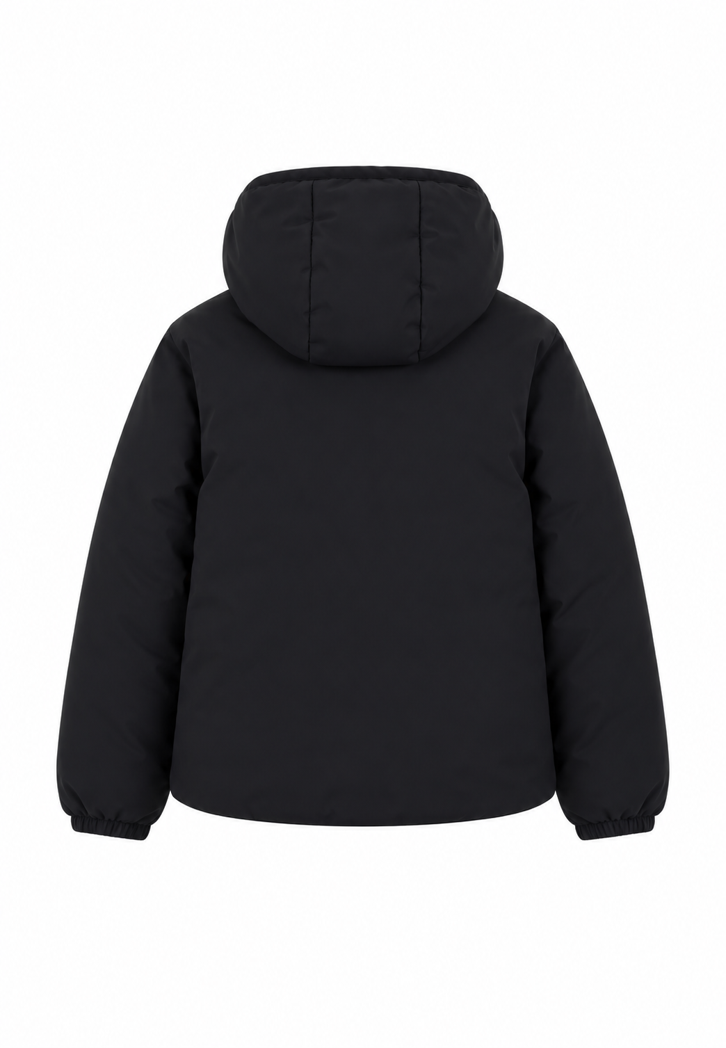 K-Way P. Jack St Warm Double bambino e ragazzo Reversibile Nero/Grigio – Giacca Invernale con Cappuccio
