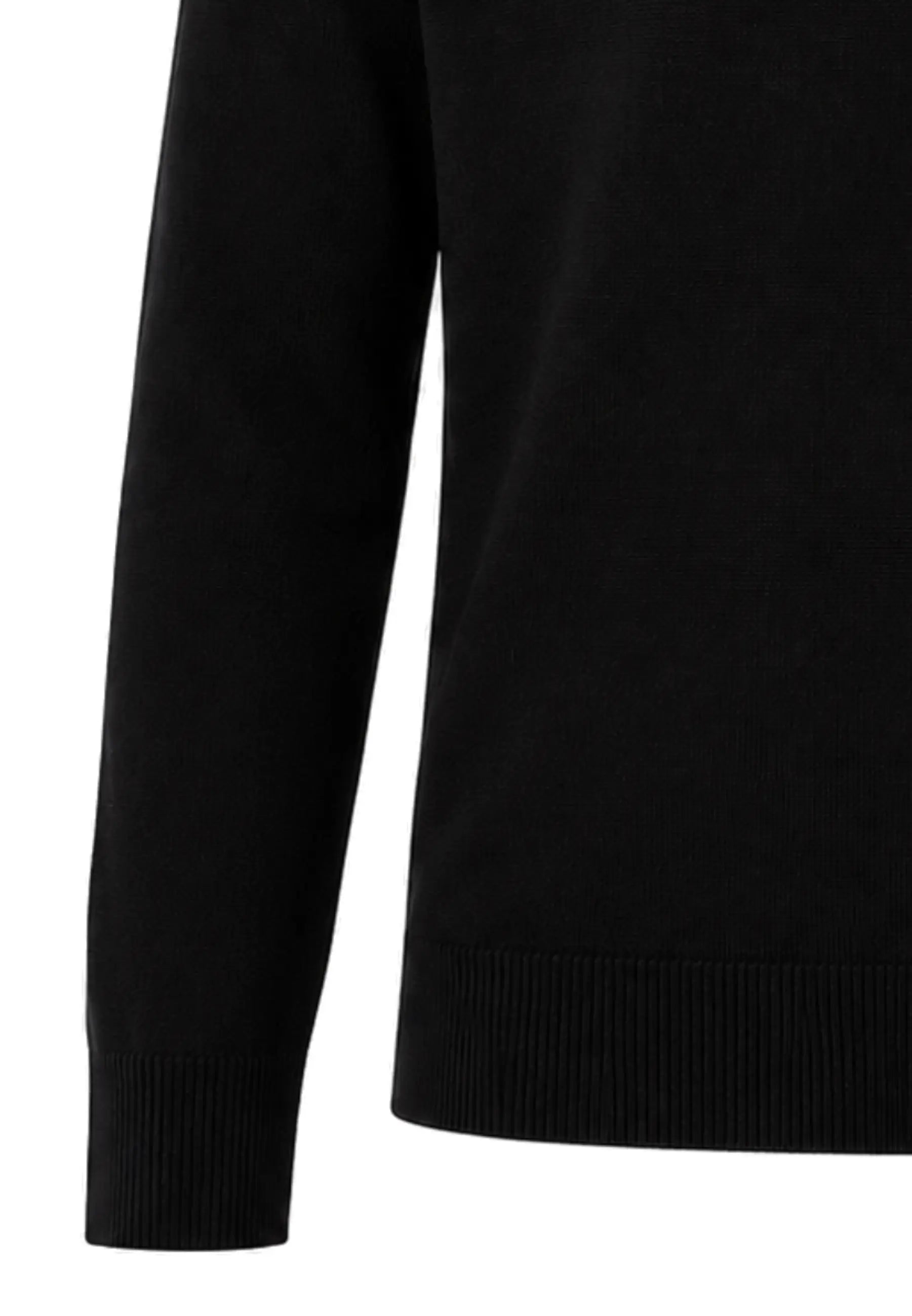 Peuterey MAGLIONE NERO IN LANA RASATA GIROCOLLO CON LOGO APPLICATO Bambini e ragazzi EXMOOR07KID.NE_