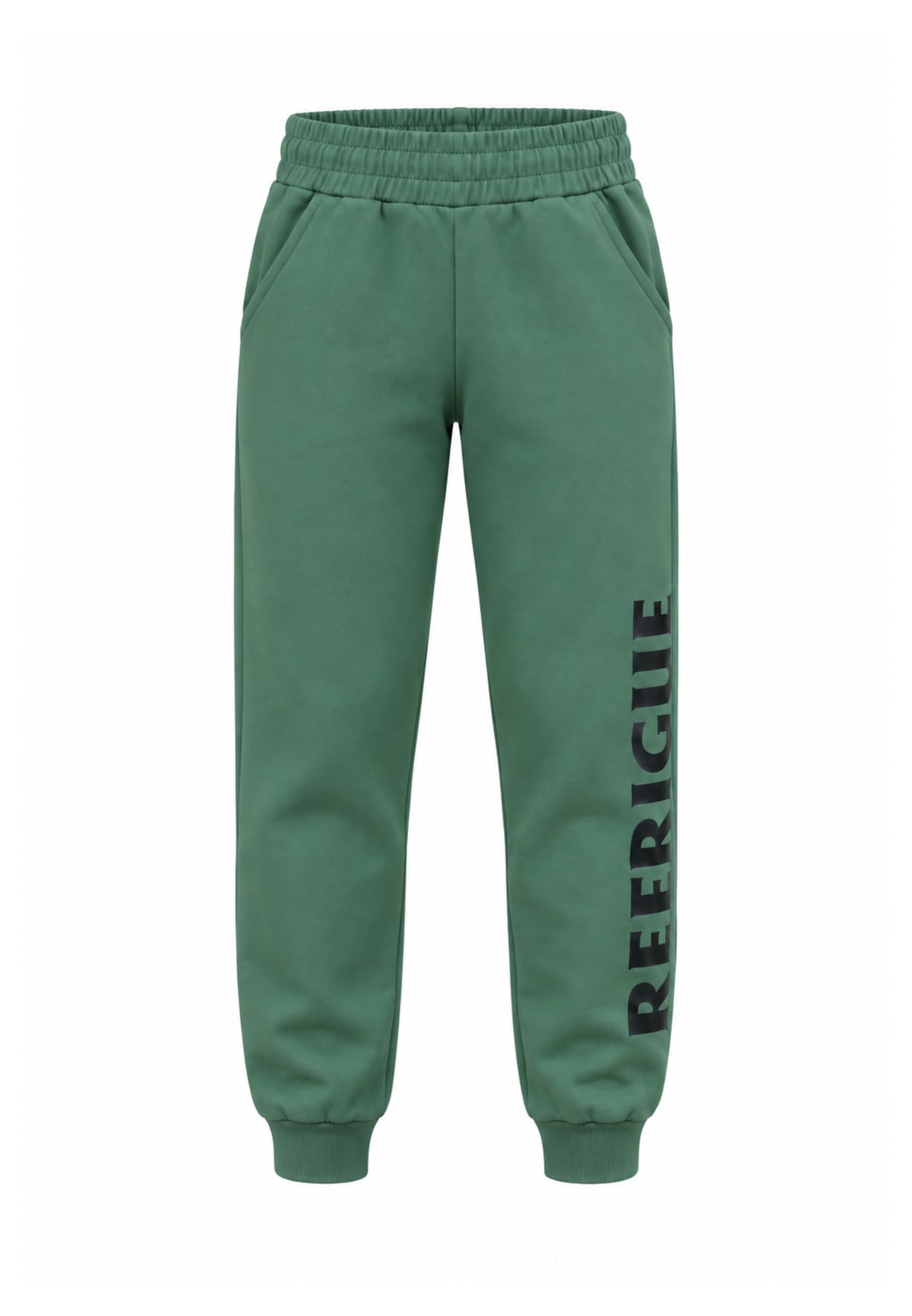 Refrigue TUTA VERDE GIROCOLLO CON MAXI LOGO Bambini e ragazzi 2831T00075.VER_