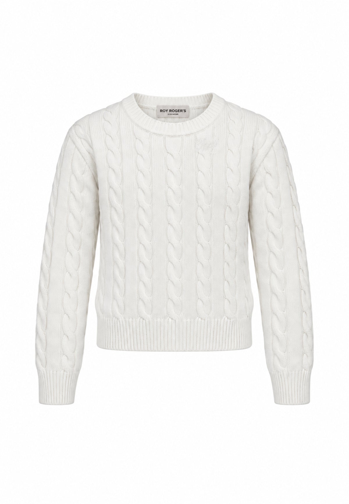 Roy Roger's maglia PANNA Treccia SAGOMATA Bambine e ragazze rh152/00.panna_