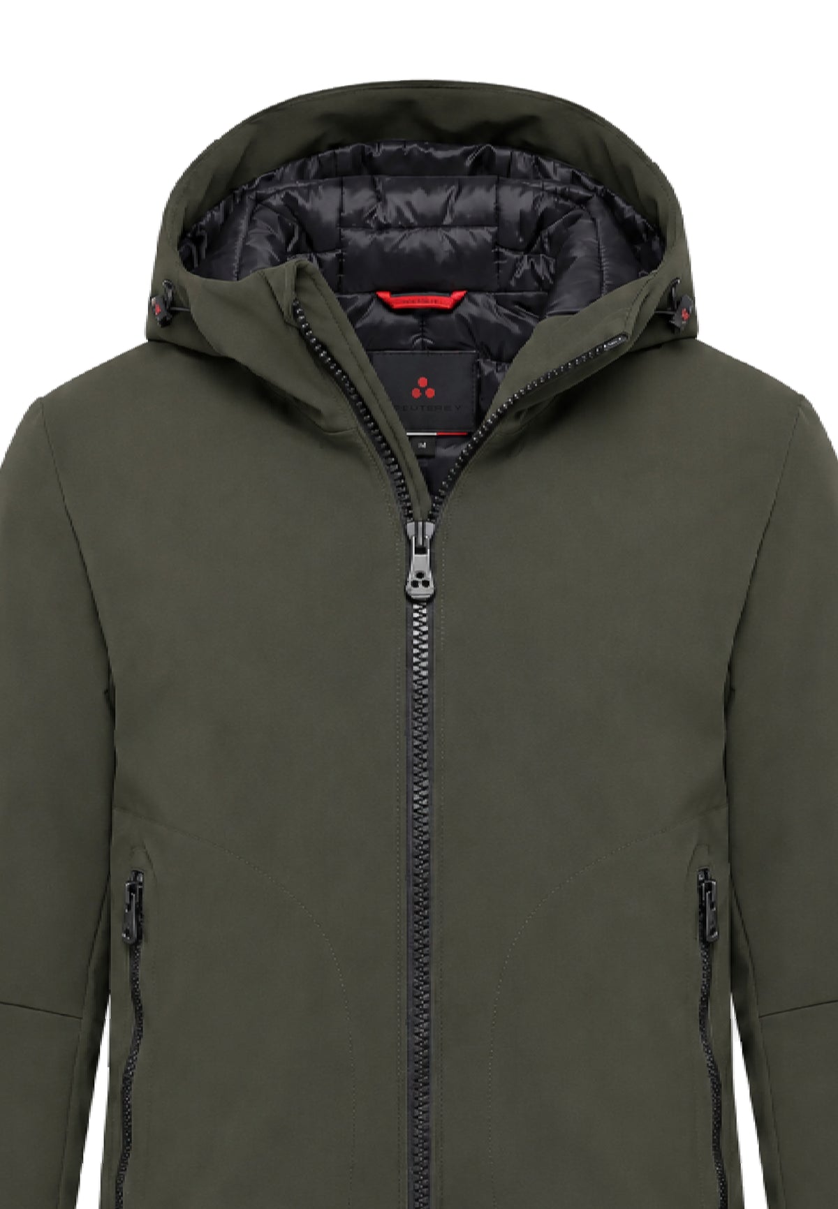Peuterey GIUBBOTTO VERDE BOSCO SOFT SHELL CON CAPPUCCIO Bambini e ragazzi LOGE SRTR GRS 04 KID.VER_