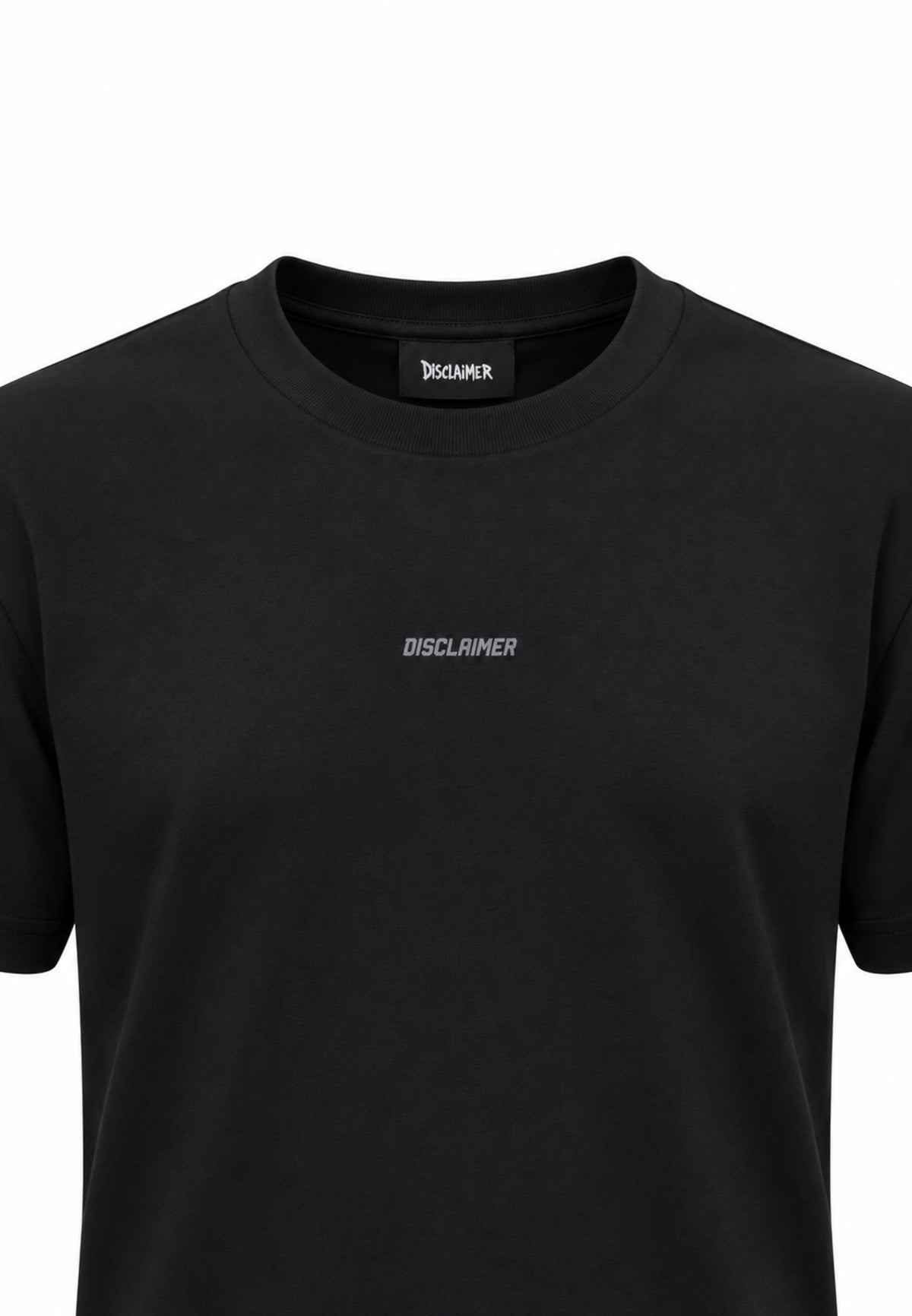 Disclaimer T SHIRT NERA A MEZZE MANICHE LOGO MAXI RETRO Bambini e ragazzi 26IDK59102.NE_