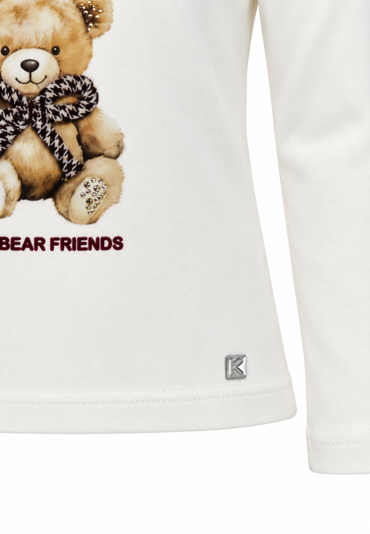 Kocca completo tshirt panna e gonna pie-de-poule Bambine e ragazze joe+wedalin.panna_